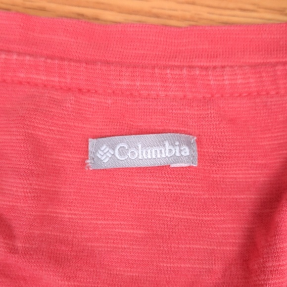Columbia Red Ruffle Tee Small - Picture 4 of 7